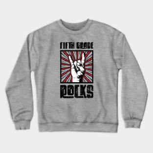 5th Grade Rocks - Red - Barn Shirt USA Crewneck Sweatshirt